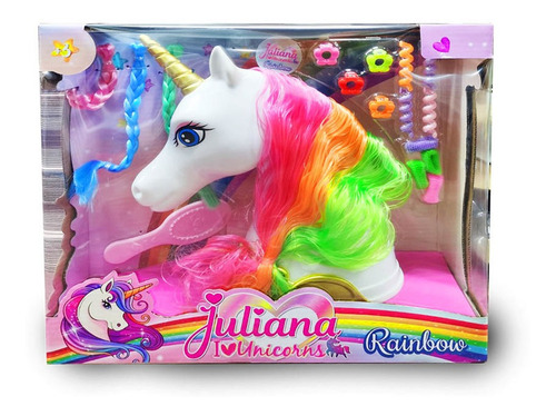 Juliana I Love Unicorns Rainbow Peinados