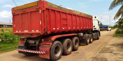 Carreta Iveco, Montada Com Caçamba Ls 3 Eixos