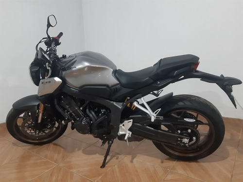 Imagem 4 de 10 de Honda Cb 650 R Abs 2021 Prata