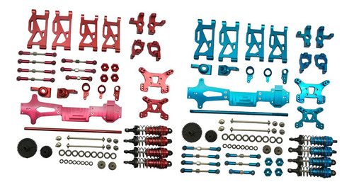Wltoys 144001 Rc Car Upgrade Kits De Metal Piezas Accesorios