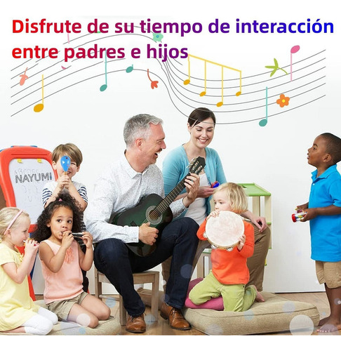 Instrumentos Musicales Percusión De Madera Para Niños 22pcs