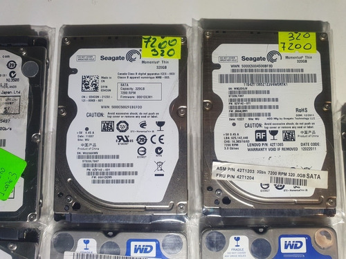 Disco Duro Notebook 320 Gb Slim (Usado)