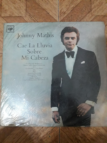 Vinilo Johnny Mathis Cae La Lluvia Sobre Mi Cabeza Año 1970