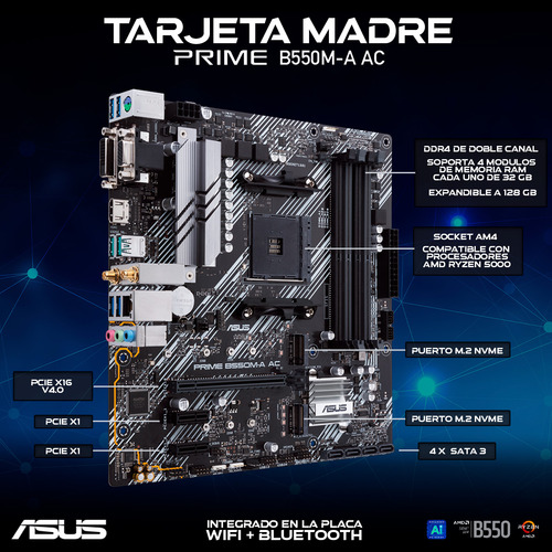 Pc Gamer Ryzen 5700g 16gb Ram 1tb Ssd Gráficos Radeon 8 Wifi