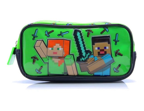 Cartuchera Escolar Minecraft Personajes