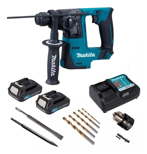 Martelete Makita Hr140dz Sds Plus 2 Bateria 12v C/aces Bivol