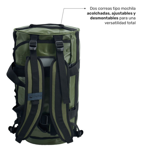 Bolso Deportivo Impermeable Duffel 60 Lts Lhotse