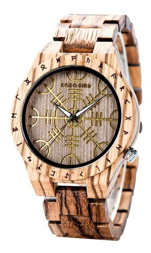 Reloj De Madera Bobo Bird T16-2 Extensible Timón Vikingo