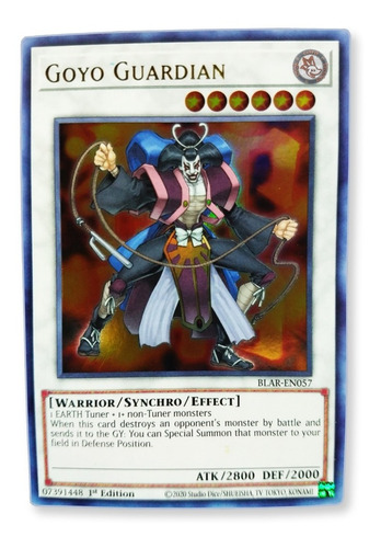 Yugi-oh! Goyo Guardian Blar-en057 Ultra