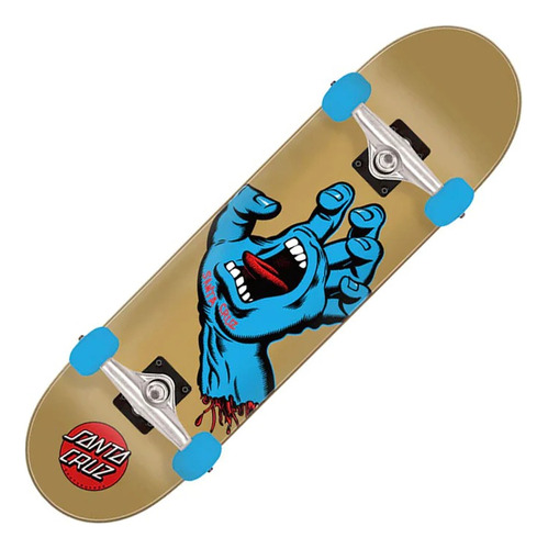 Skate Santa Cruz Completo Screaming Hand Large 8.25