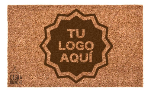 Limpiapiés Choapino Logo Personalizado 40x60 Fibra De Coco  