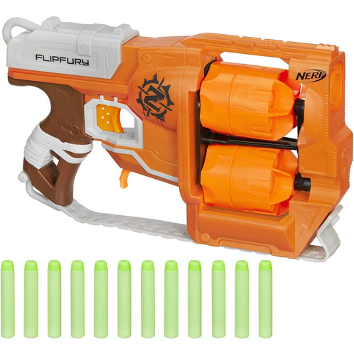 Nerf Lanzador Flipfury Zombie Strike