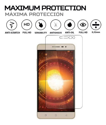 Protector Mica Pantalla Para Wolder Mitab Arizona