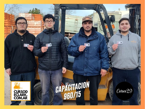 Curso Autoelevadores Reglamentario Carnet 960 Manejo Clark