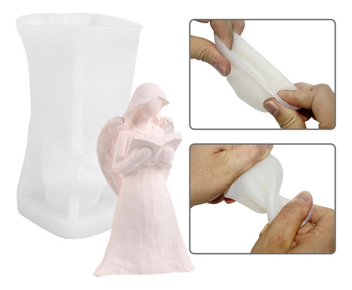 Y Molde Para Hacer Velas De Ángel Molde De Silicona Para