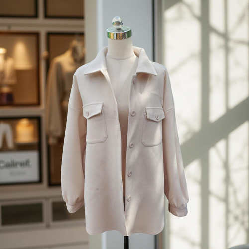 Chaqueta Paño Sobrecamisa Abrigo Camisa