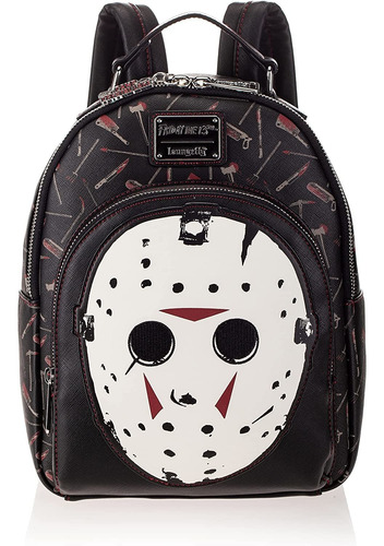 Minimochila Loungefly Friday The 13th Jason Mask, Talla Únic