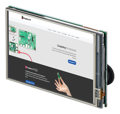 Iuniker Pantalla Para Raspberry Pi Zero Con Perilla De Retr.