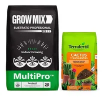 Comprar Sustrato Growmix Terrafertil Multipro 20lts Con Cactus 5lts