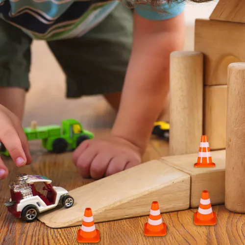 Mini Conos De Tráfico, 25 Piezas De Conos De Tráfico, Minis Naranja
