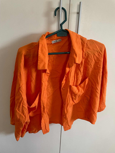 Blusa Naranja, Talla M, Buen Estado