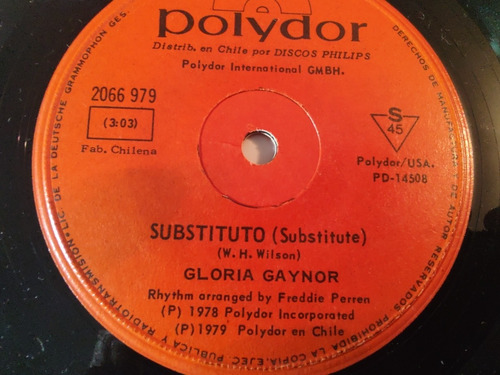 Vinilo Single De Gloria Gaynor Sobrevire (w100-a120