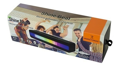 Bocina Bluetooth 5.0 Inalámbrica Led Rgb Perfect Choice