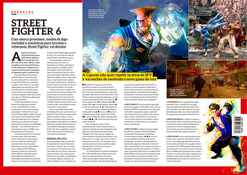 Street Fighter 6 - Arte D - Superpôster Game Master, de Editora Europa. Editorial Editora Europa, capa mole em português, 2022