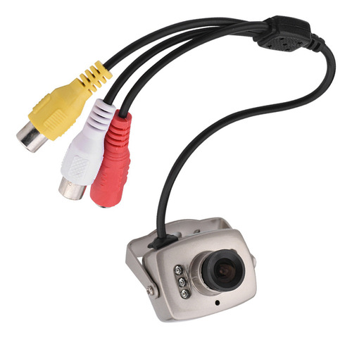 Câmera De Segurança Mini 6led Wired Cmos Cctv Night Vision