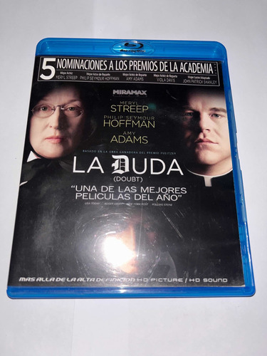 Bluray Película La Duda Original Nuevo