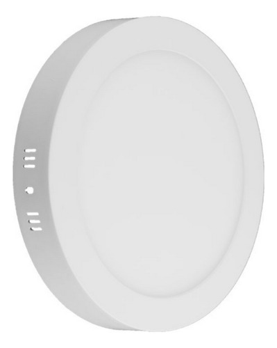 Foco Panel Plafon Led Sobrepuesto Redondo 18w 22cm