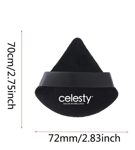 Kit 10 Borla Triangular Esponja Sellar Maquillaje Celesty®