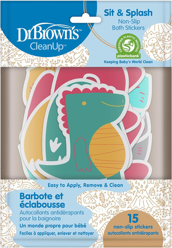 Cleanup Sit & Splash - Calcomanías De Baño Antideslizantes 