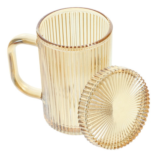 Taza Con Rayas De Vidrio, Tazas De Vidrio Con Diseño De Raya