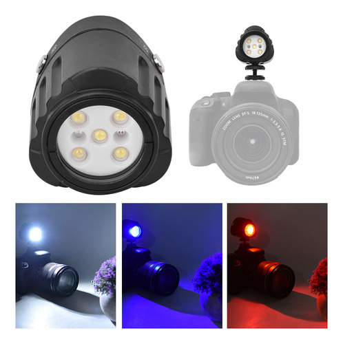 Batería De Buceo Sl-18 Con Relleno Led, 40 M/130 Pies, 7500