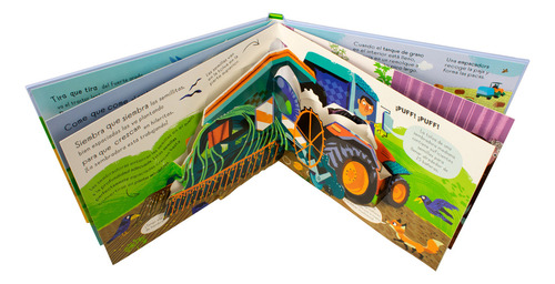 En La Granja / Pd. (libro Pop-up), De Moss, Rachel. Editorial Silver Dolphin Infantil, Tapa Dura En Español, 1