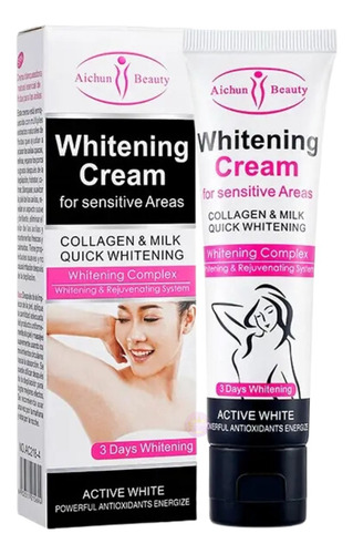 Crema Desodorante Jabón Aclarante Facial Zona Intima Axilas
