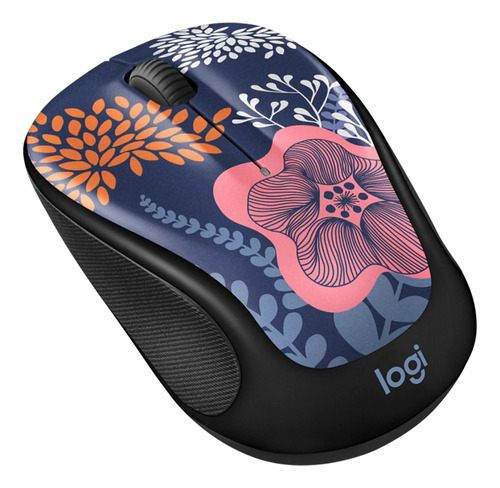 Logitech M317 Mouse Inalámbrico C/receptor Usb Forest Floral