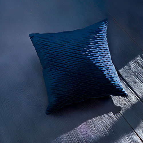 Pack De 4 Fundas De Cojín 45x45 Cm Color Azul Indigo