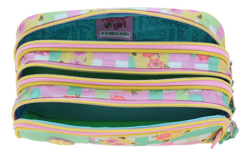 Lapicera Estuche Escolar Triple Chenson Happy Girl Wendy
