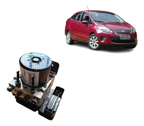Módulo Abs New Fiesta 1.6 Ce812c219ab Programado (Recondicionado)