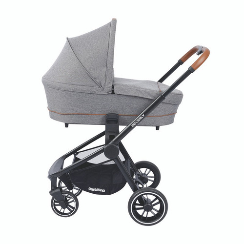 Cochecito Carestino Beverly V2 Con Accesorios - Gris
