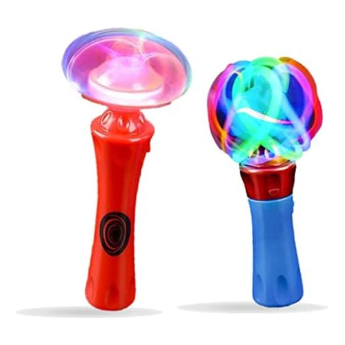 Juguete De Varita Giratoria Luces Niños - Spinner Led ...