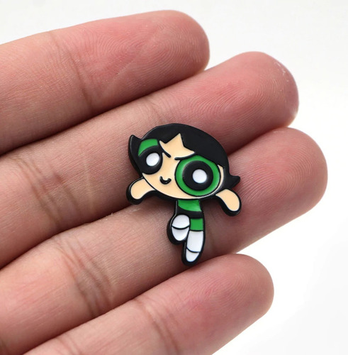 1 Pin Chicas Superpoderosas Broche Metalico