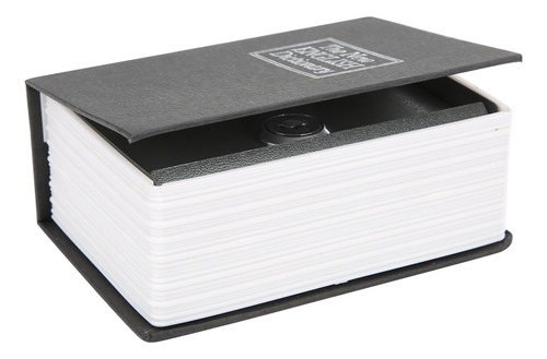 Práctica Llave De Ahorro Book Safe Black Para Guardar Objeto