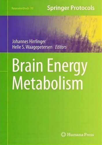Brain Energy Metabolism, De Johannes Hirrlinger. Springer Protocols, Vol. 1. Editorial Humana Press Inc, Tapa Dura En Inglés