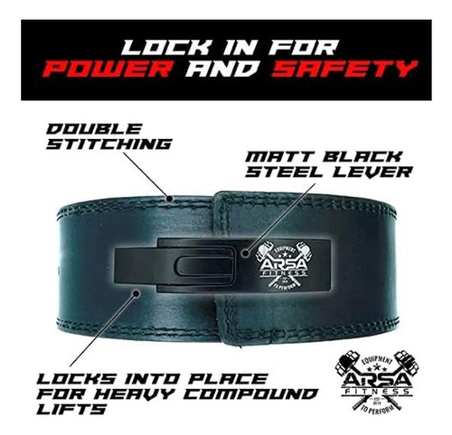 Arsa Fitness Lifting Laver Belt | Palanca Ajustable (grande)