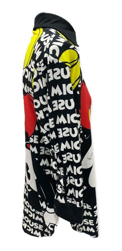 Maxiblusa Camisa Blusón Mickey Mouse Letras Personaje Disney
