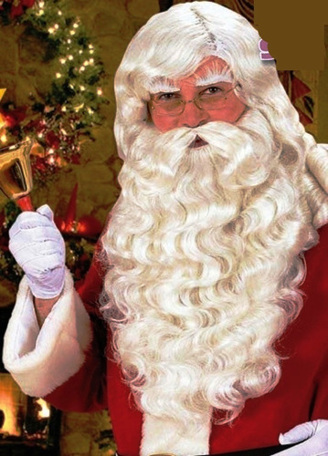 Peluca De Papa Noel - Santa Claus - Navidad
