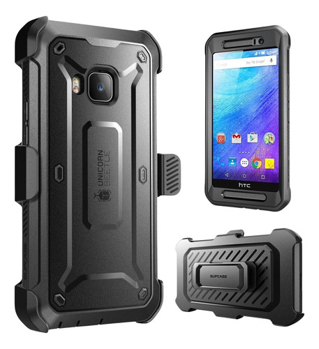 Case Htc One M9 Supcase Armadura Funda 360 C/ Mica C/ Clip 